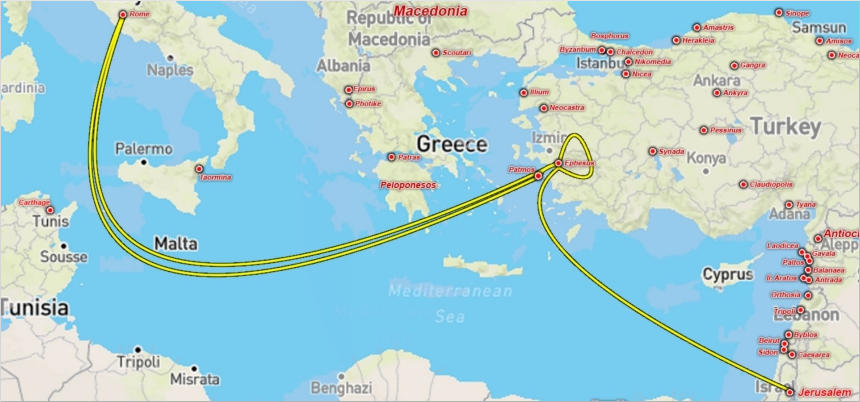 john missionary journey small